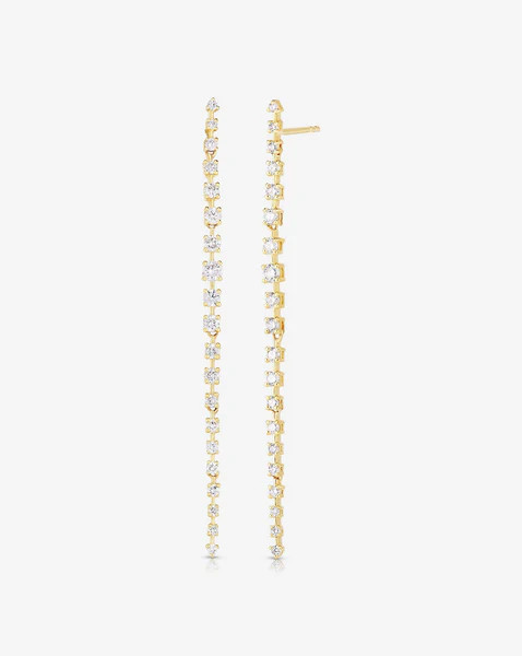 Graduated Diamond Drop Earrings | Ring Concierge
