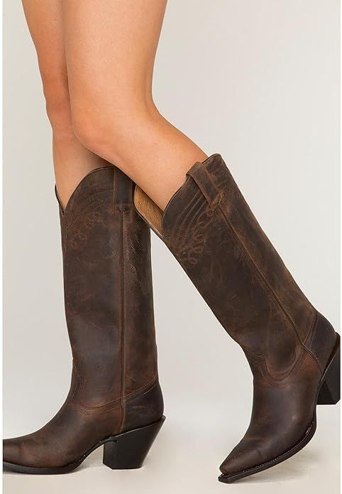 Shyanne Women's Charlene Tall Cowboy Boot Snip Toe - BBW120 | Amazon (US)