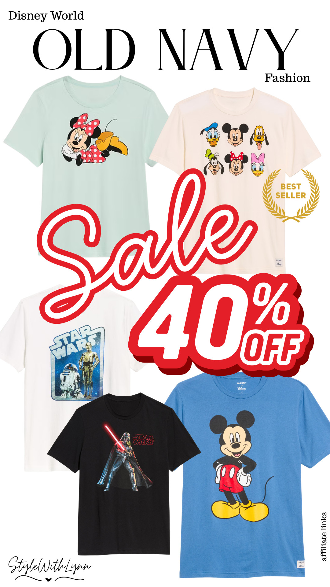 Run! 🏃🏼‍♂️‍➡️These Disney shirts are on sale now for 40% off! They are limited on sizes so no time to waste on this one.  You can find some great deals with most shirts at $12!

#oldnavy #disney  

 #LTKootd #LTKSaleAlert #LTKTravel