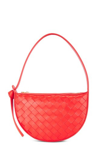 Bottega Veneta Mini Sunrise Shoulder Bag in Red | FWRD 