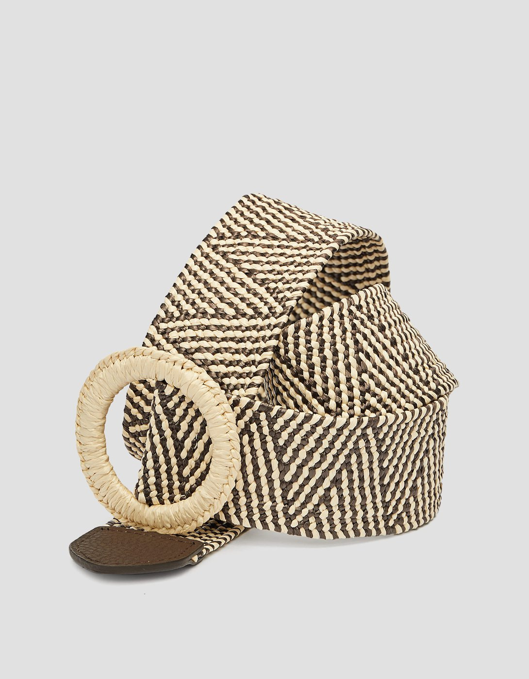 Stretch raffia belt | Stradivarius (FR)