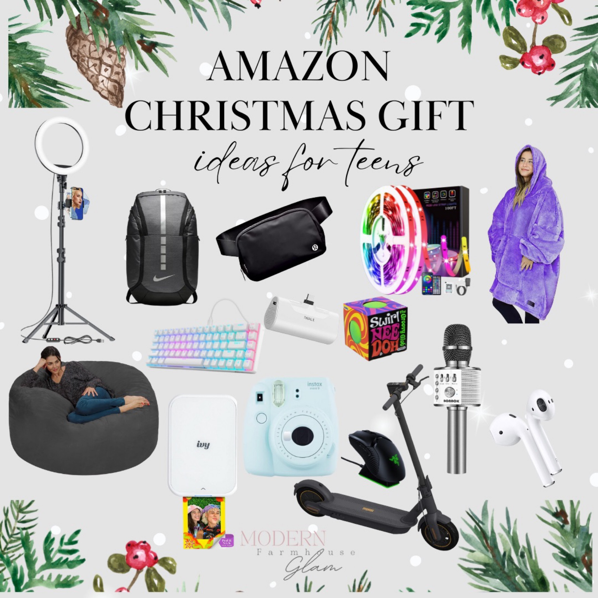 Modernfarmhouseglam, Amazon teen gift guide for Christmas 

#LTKkids #LTKGiftGuide #LTKHolidaySale