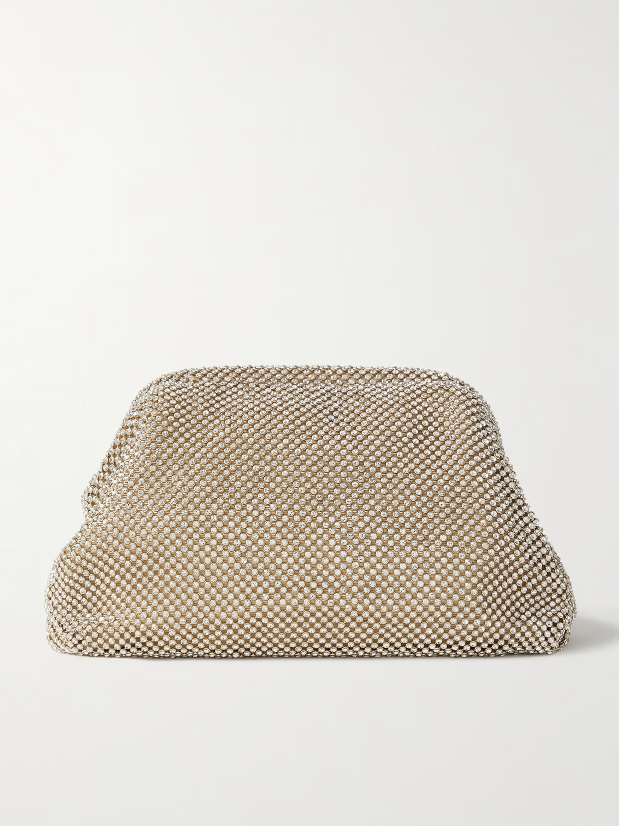Loeffler Randall - Doreen Crystal-embellished Faille Shoulder Bag - Gold - One size | NET-A-PORTER APAC