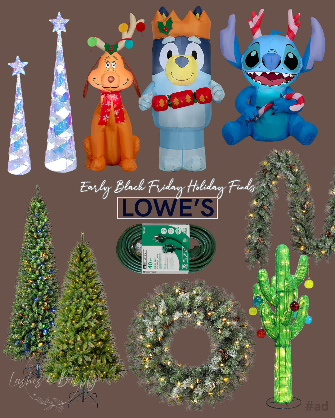 #ad #LowesPartner @loweshomeimprovement
🎄✨ Bring the magic outside ✨🎄
 Lowe’s has the cutest holiday lawn ornaments & outdoor decor—on sale for Early Black Friday – from glowing reindeer 🦌 to twinkling inflatables 🎅, these finds will make your yard the talk of the neighborhood. Affordable, festive, and perfect for creating that holiday wonderland vibe right at home.
Tap to shop before they sell out—because the best pieces always go fast! ❄️✨
#LowesStyle #HolidayDecor #ChristmasLawnGoals #LTKhome
 

 #LTKCyberWeek #LTKHoliday #LTKSaleAlert