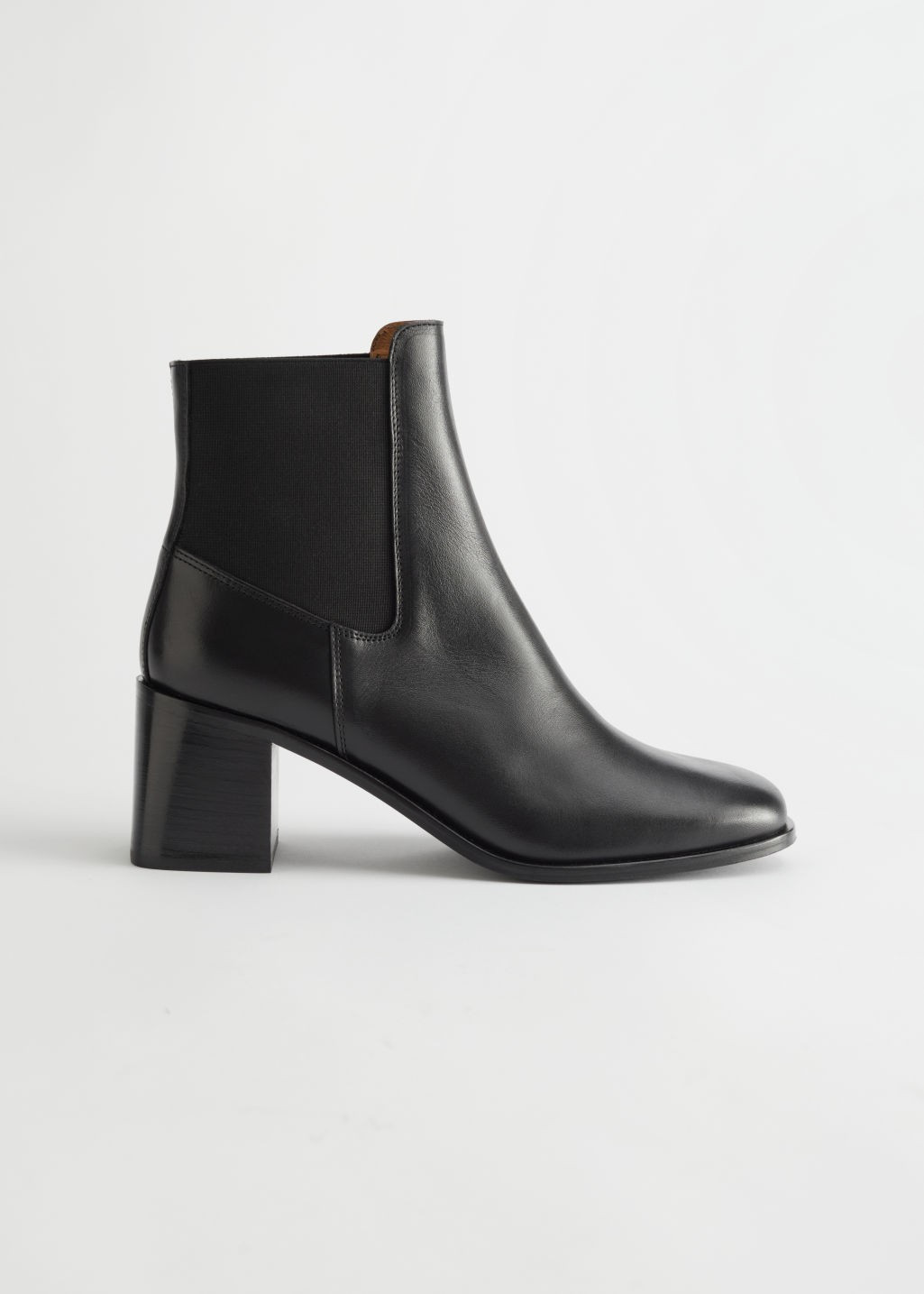 Block Heel Chelsea Boots - Black | & Other Stories (EU + UK)