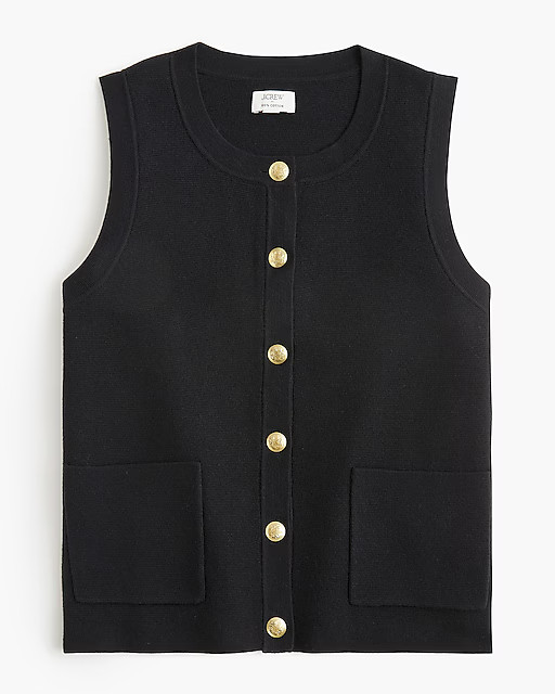 Button-up sweater-vest | J.Crew Factory