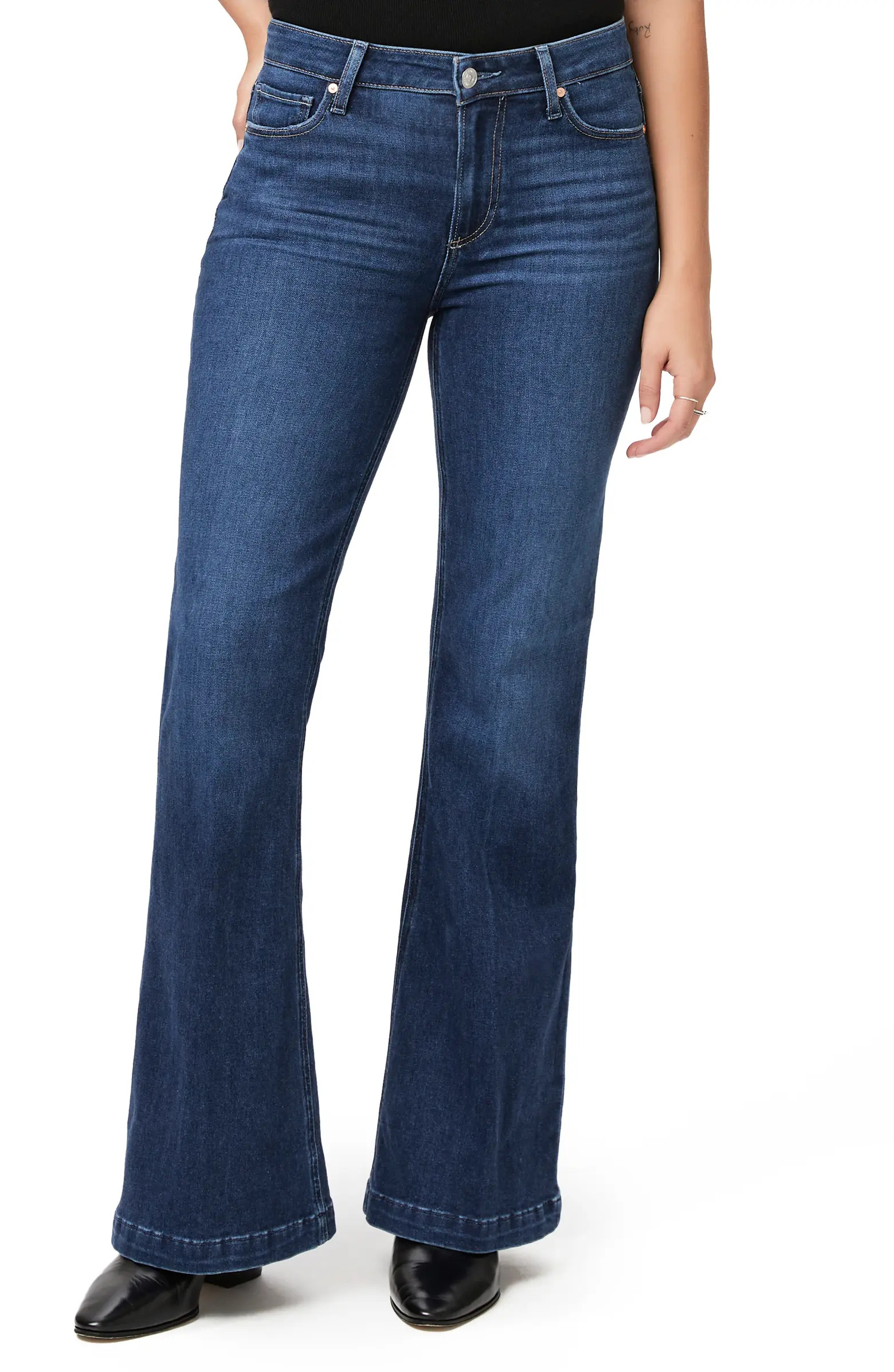 PAIGE Genevieve High Waist Flare Jeans | Nordstrom | Nordstrom