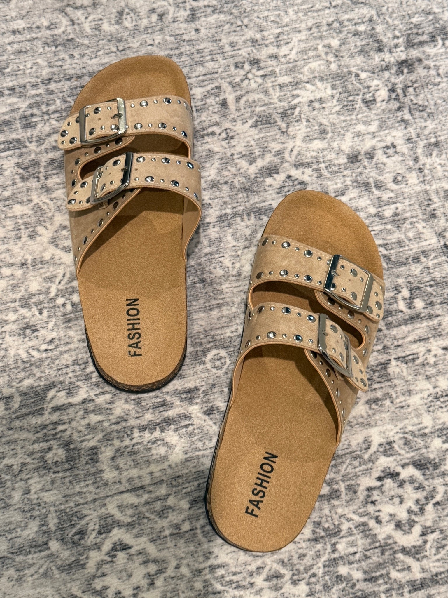 These sandals are so comfortable! They are dupes for the Birkenstock Arizona Rivets which are over $150! The reviews all say these are more comfortable and I have to agree. You don’t need to break them in at all. #shoes #sandals #shoesale #dupe

#LTKSeasonal #LTKSaleAlert #LTKootd