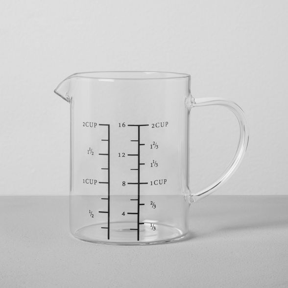 2 Cup Glass Measuring Pitcher - Hearth & Hand™ with Magnolia | Target