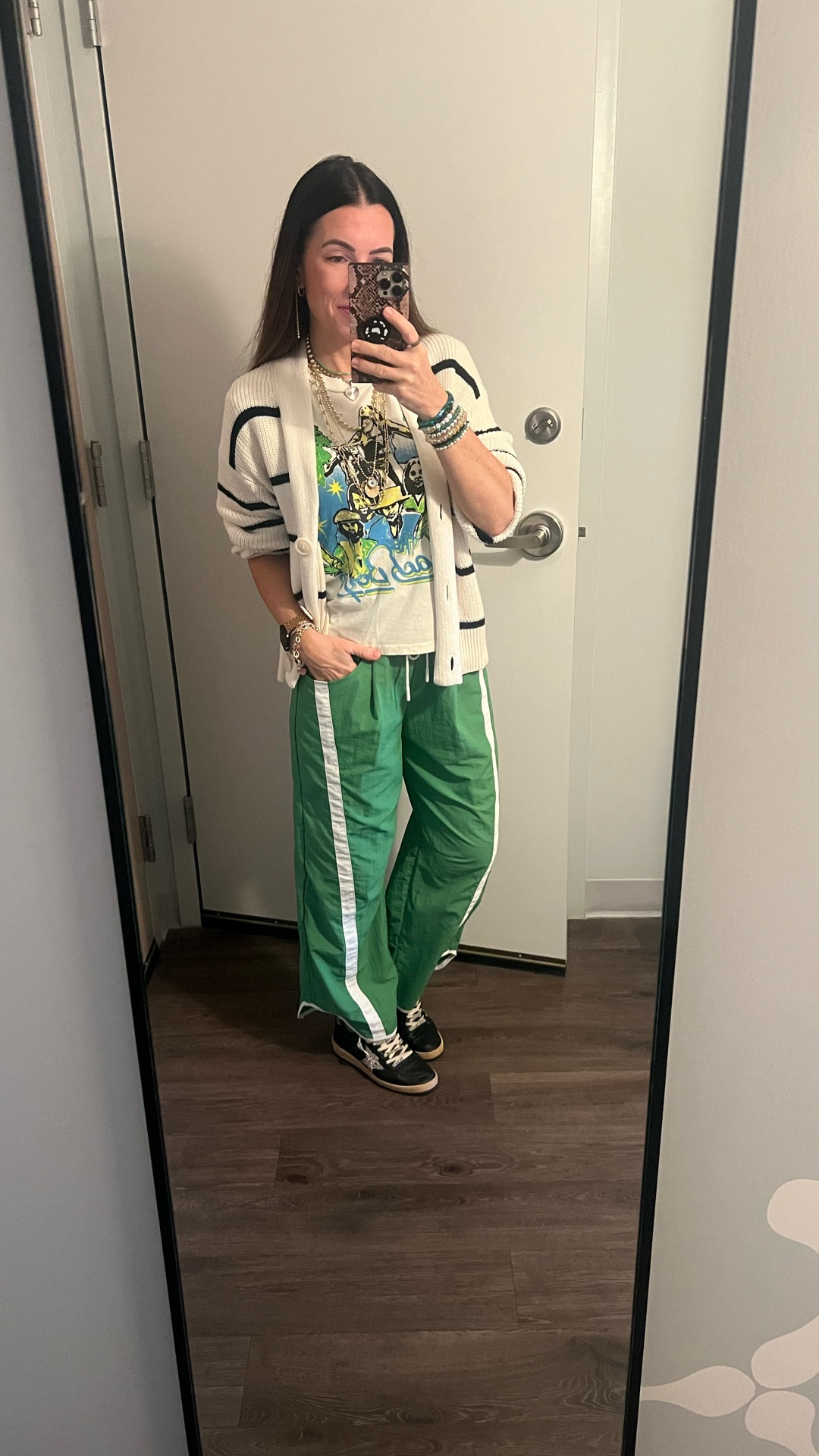 Love these new track pants!  Lots of colors. Wearing a small  

#LTKPetite #LTKActive #LTKOver40