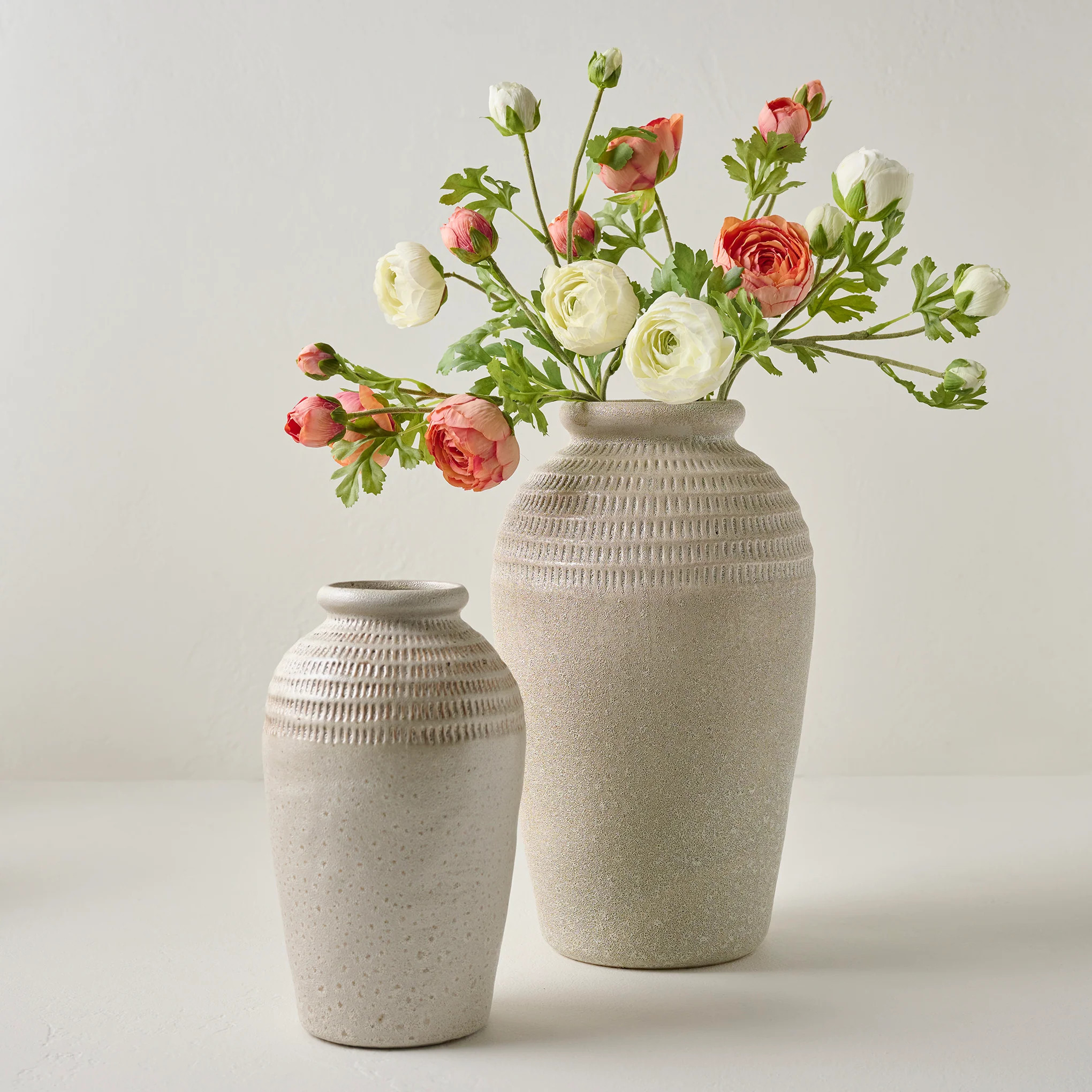 Sawyer Rustic Cream Vase | Magnolia