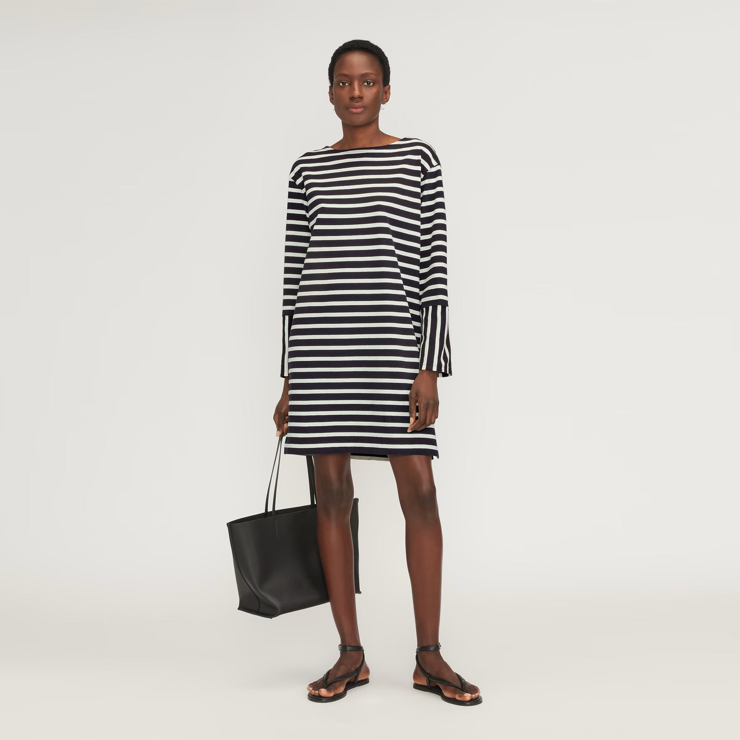 The Organic Cotton Striped Tee Dress | Everlane