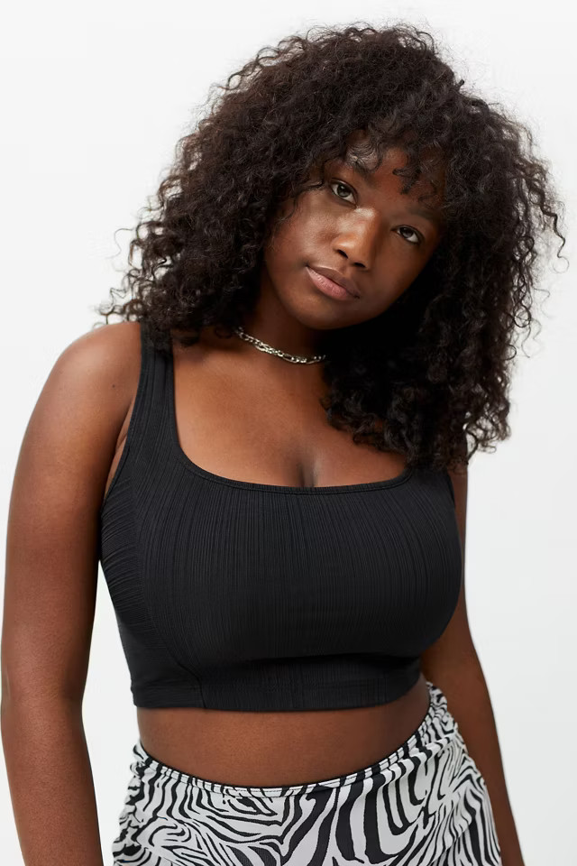 UO Maisie Ribbed Tank Top | Urban Outfitters (US and RoW)