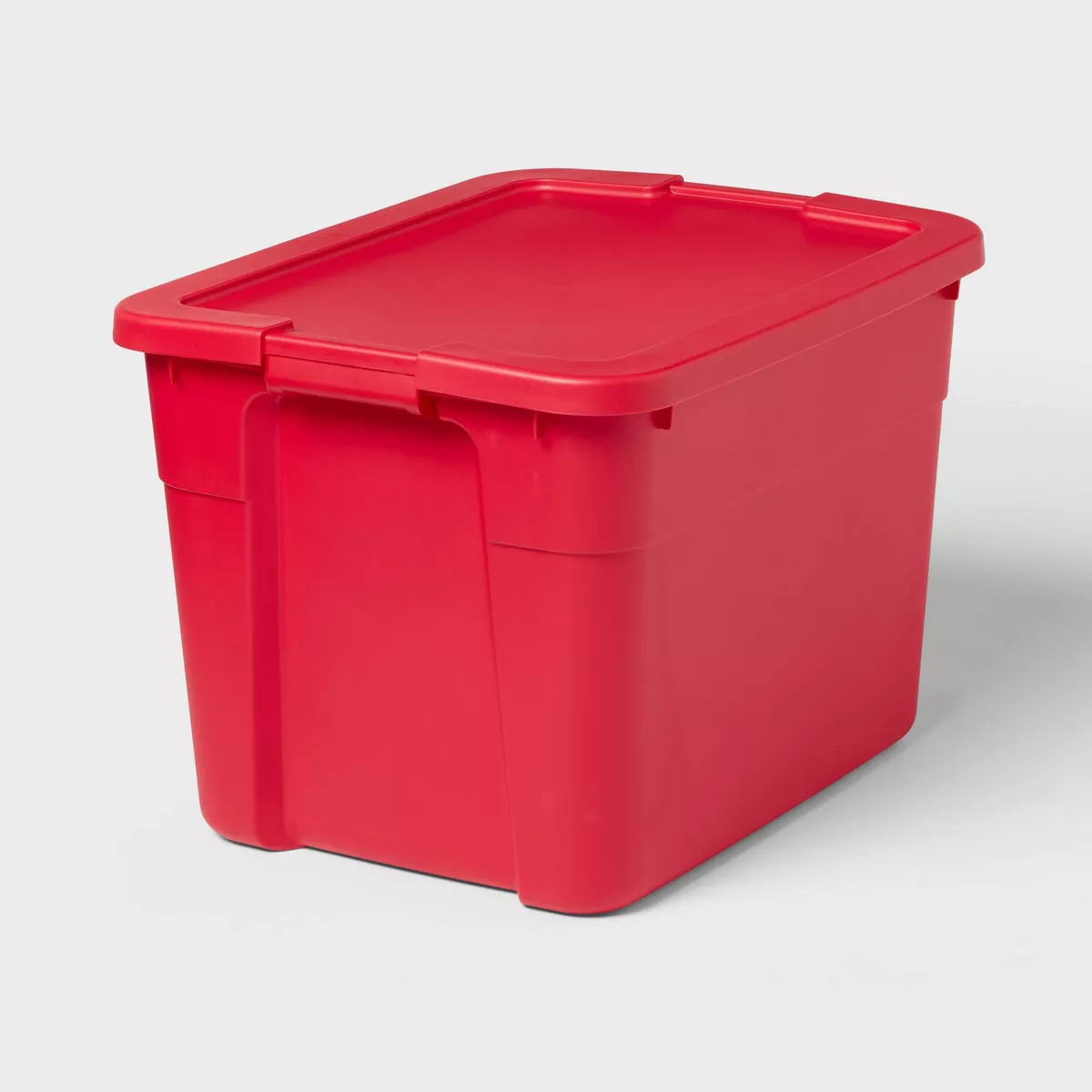 20gal Latching Storage Tote - Rocket Red - Brightroom™: Stackable Plastic Utility Tub with Lidd... | Target