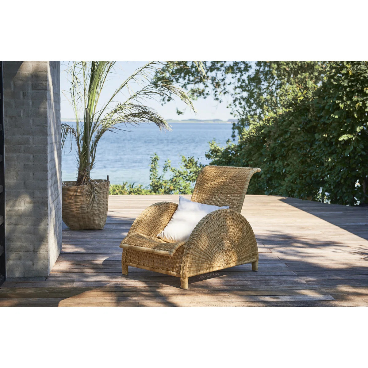 Kwan Wicker Outdoor Lounge Chair | Wayfair North America