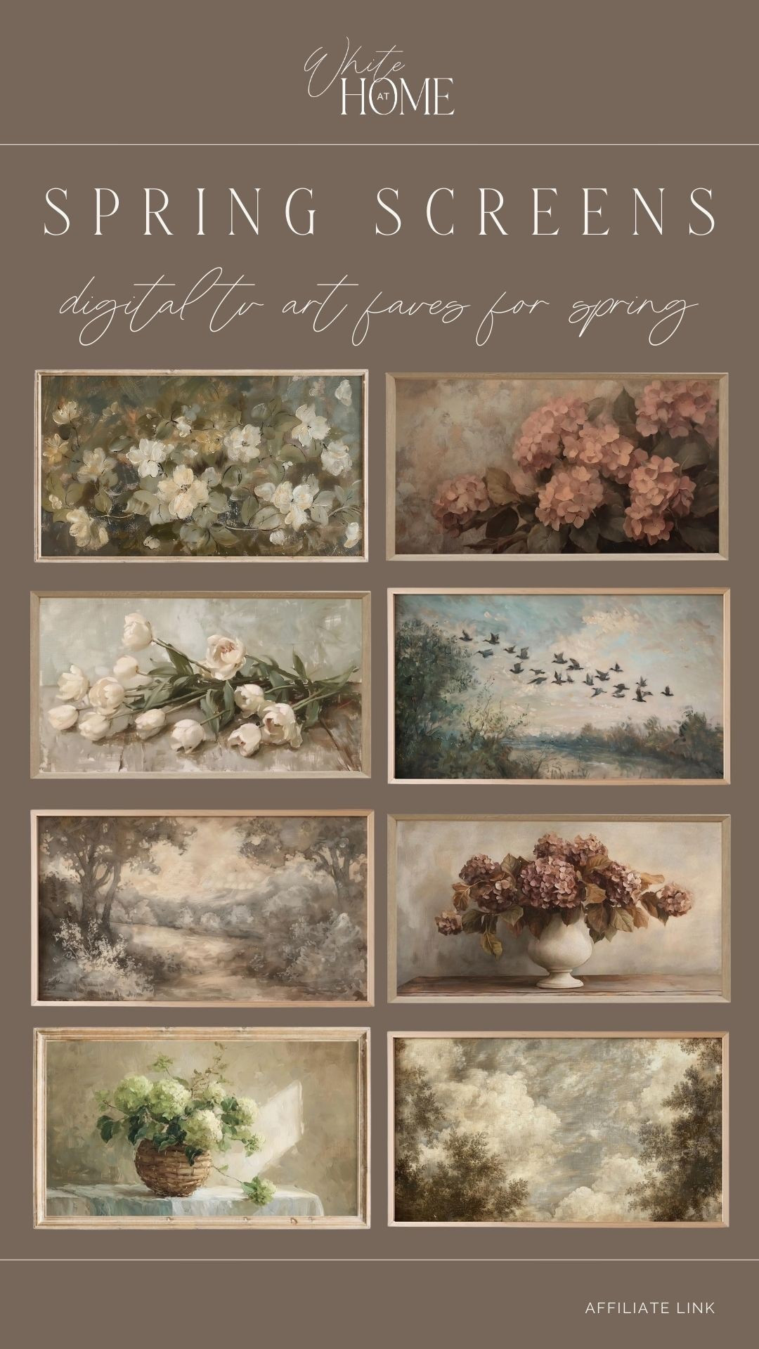 One of the easiest ways to refresh your space for the spring is with new spring screens! These screen art favorites are affordable, seasonal, and absolutely beautiful for any space. 

#LTKHome #LTKSpringSale