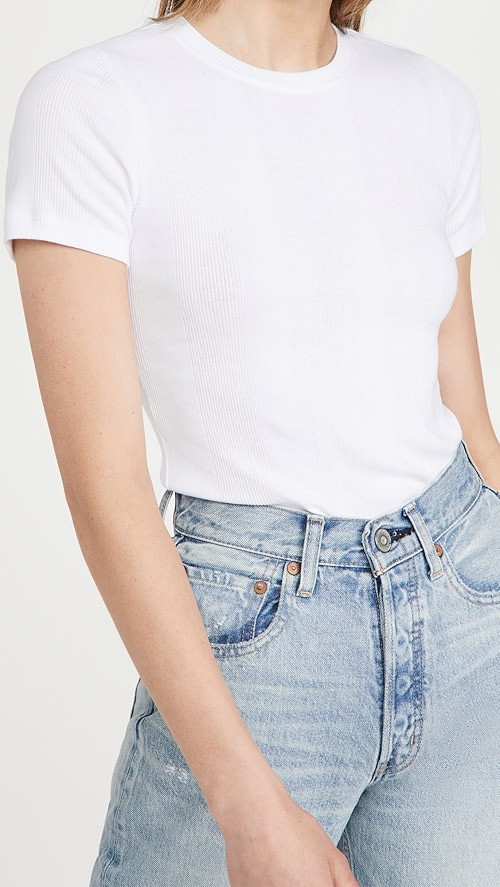 Short Sleeve Rib Tee | Shopbop