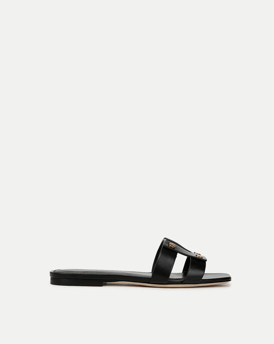 Veronica Beard Via Slide Sandal Black | Veronica Beard