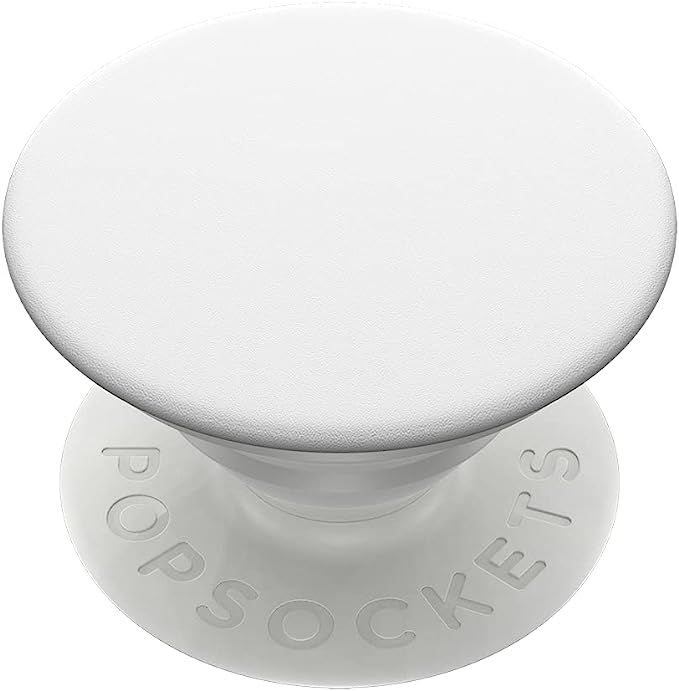 PopSockets: PopGrip with Swappable Top for Phones and Tablets - White | Amazon (US)