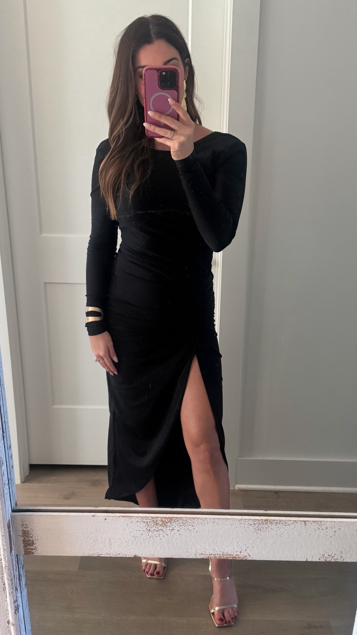 The best black formal dress. Perfect wedding guest dress