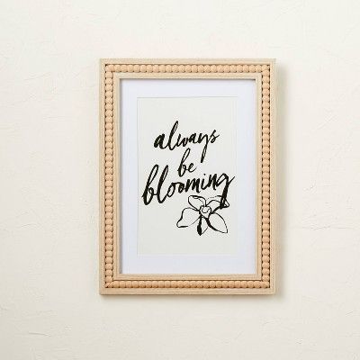 12" x 16" Always Be Blooming Framed Wall Art - Opalhouse™ designed with Jungalow™ | Target