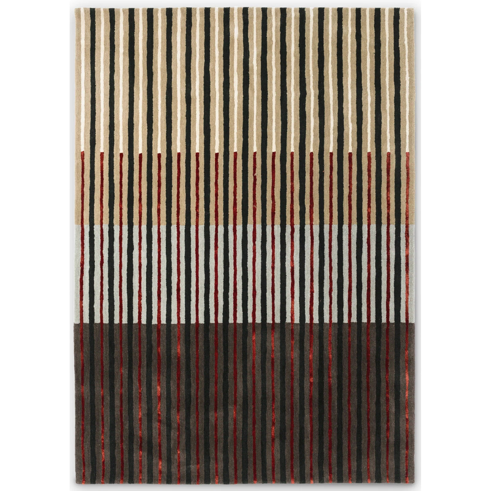 Decor Hand Tufted Striped Indoor Rug | Wayfair North America