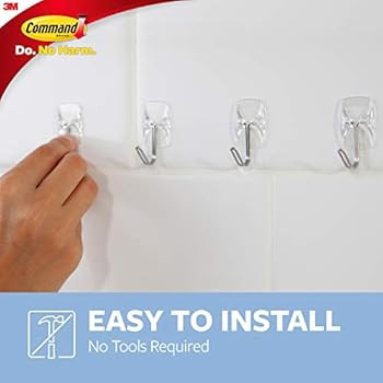 Command Small Wire Toggle Hooks, Damage Free Hanging Wall Hooks with Adhesive Strips, No Tools Wa... | Amazon (US)