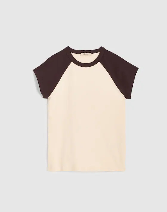 The '90s Crewneck Tee in Compact Cotton | Madewell