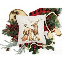 Christmas Pillow, Pillow Cover, Winter Cushion, Decor, Noel Gift, New Year Xmas Gift | Etsy (US)