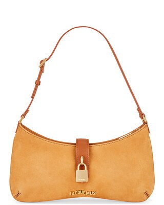 JACQUEMUS Le Bisou Cadenas Bag in Dark Yellow | FWRD | FWRD 