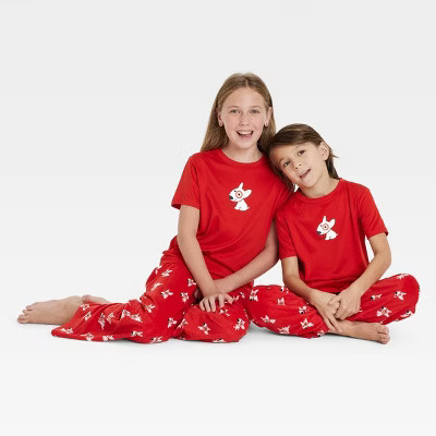 Kids' Bullseye Matching Family Pajama T-Shirt - Wondershop™ Red L | Target