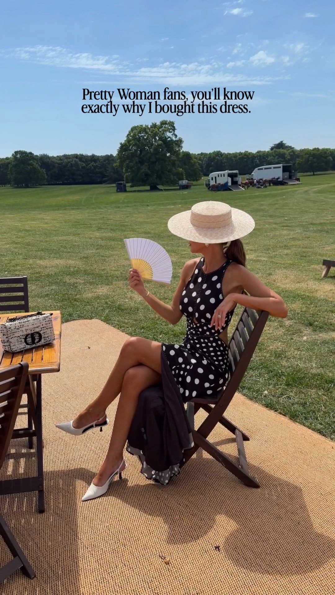 Polo race dress~ inspired by Julia Roberts and pretty woman

#LTKsummer