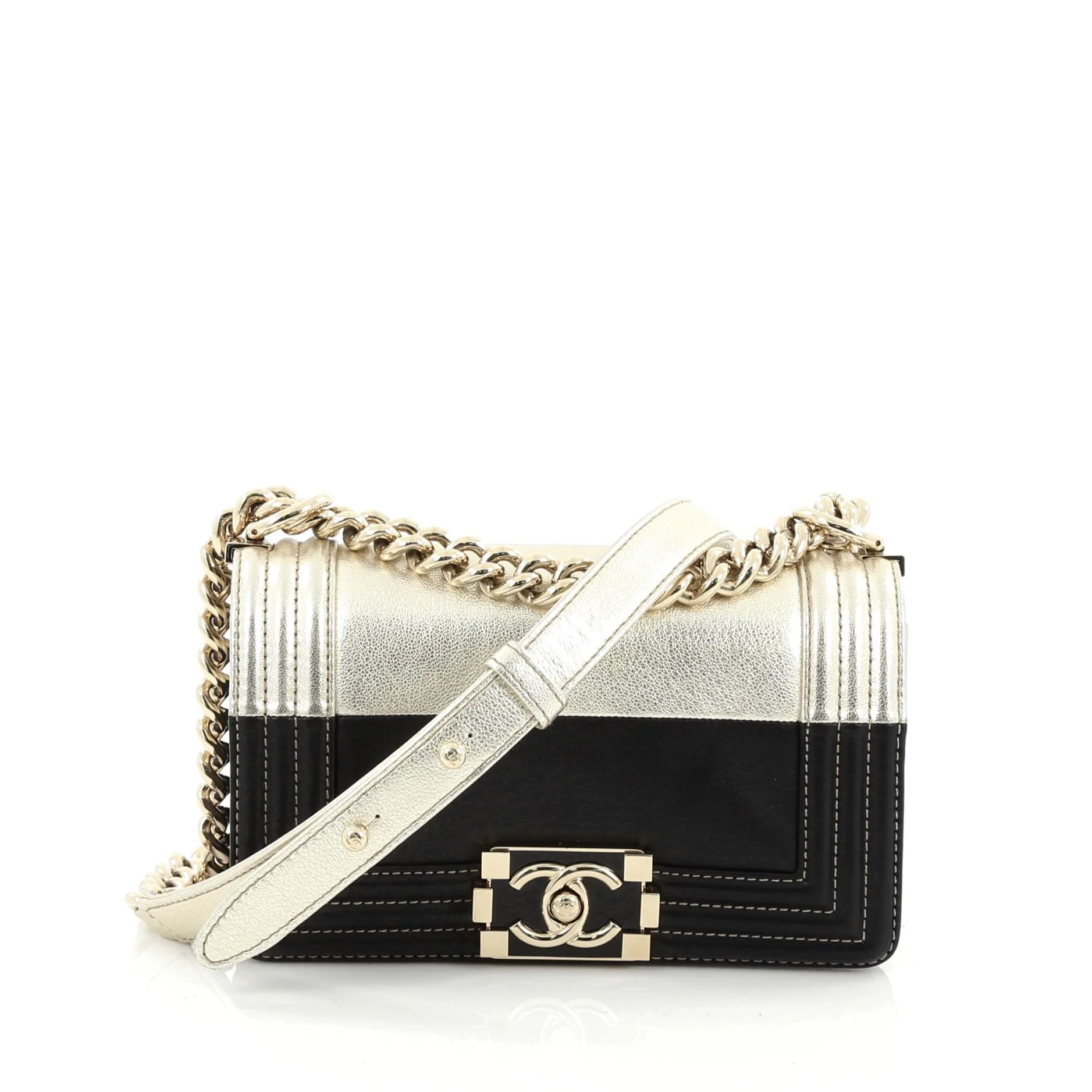 Chanel Boy Flap Bag Calfskin Small | Rebag