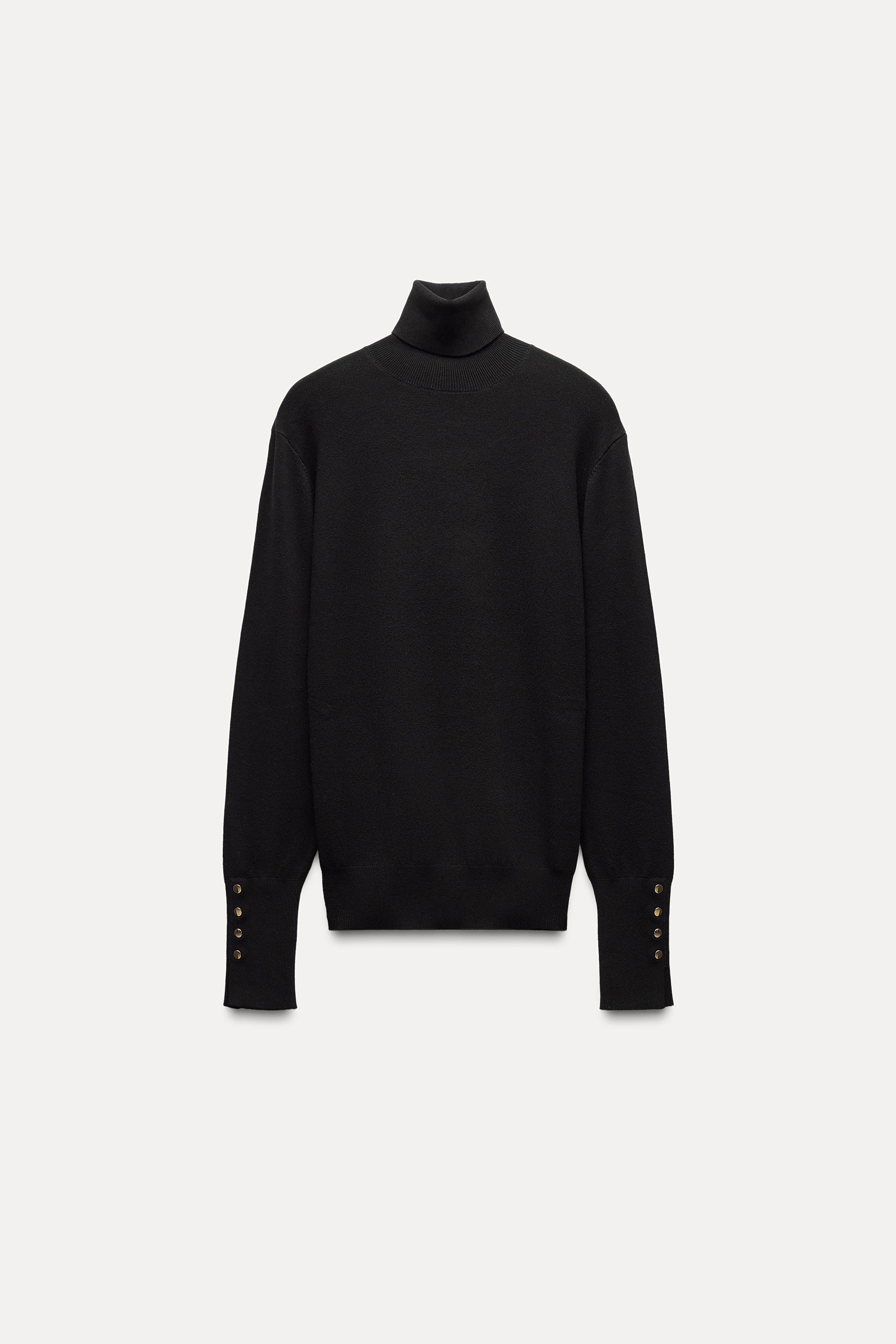 BASIC BUTTONED KNIT SWEATER | Zara US