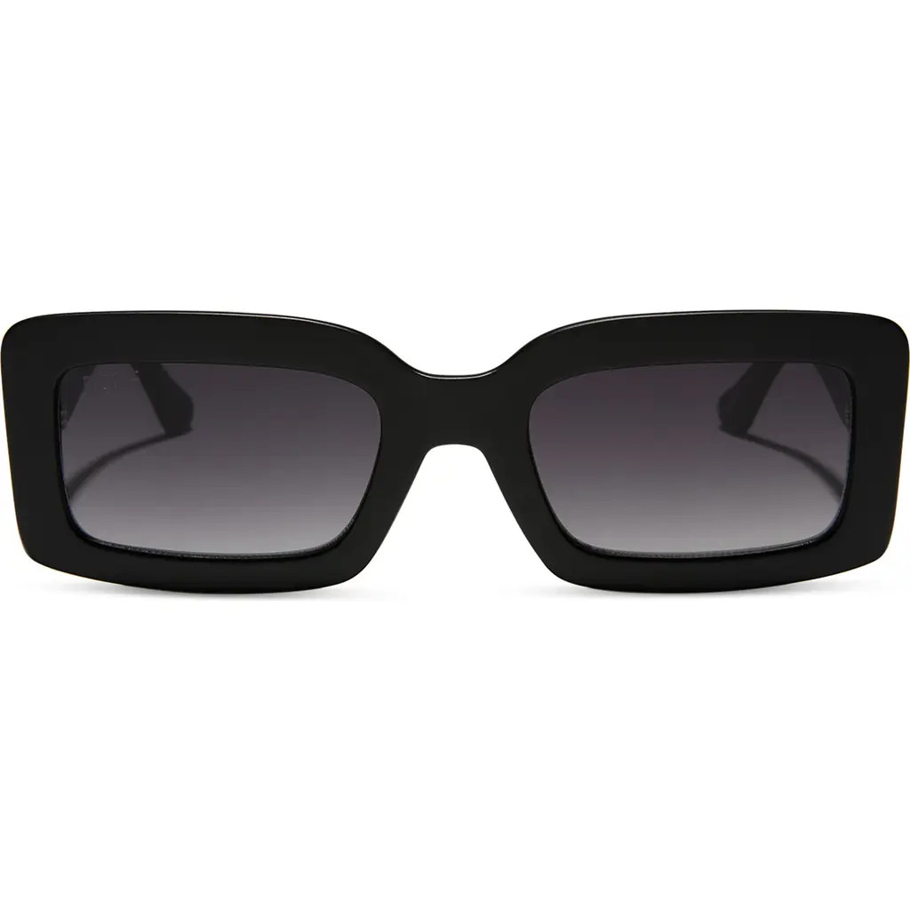 DIFF 53mm Rectangle Sunglasses in Matte Black at Nordstrom Rack | Nordstrom Rack