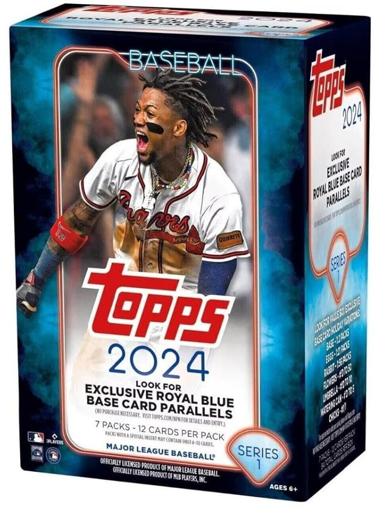 2024 Topps Series 1 Baseball Factory Sealed Value Blaster Box 84 CARDS 7 Packs of 12 Cards Find E... | Amazon (US)