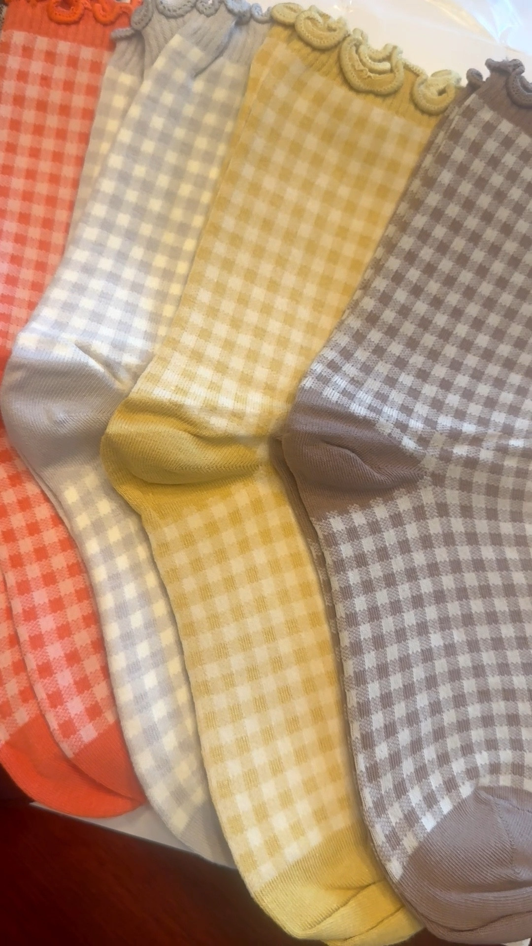 Amazon // Amazon finds // fall finds // Ruffle sock // gingham sock // fun sock // checkered // plaid // frilly 

#LTKShoeCrush #LTKFindsUnder50 #LTKStyleTip