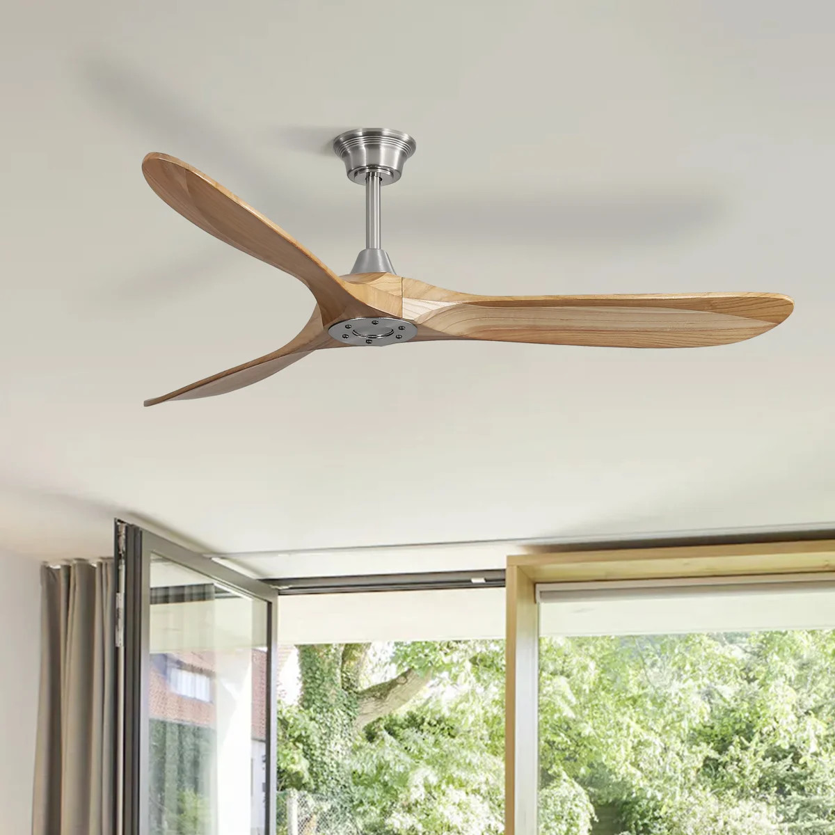 Nicola 60" 3 - Blade Standard Ceiling Fan with Remote Control | Wayfair North America