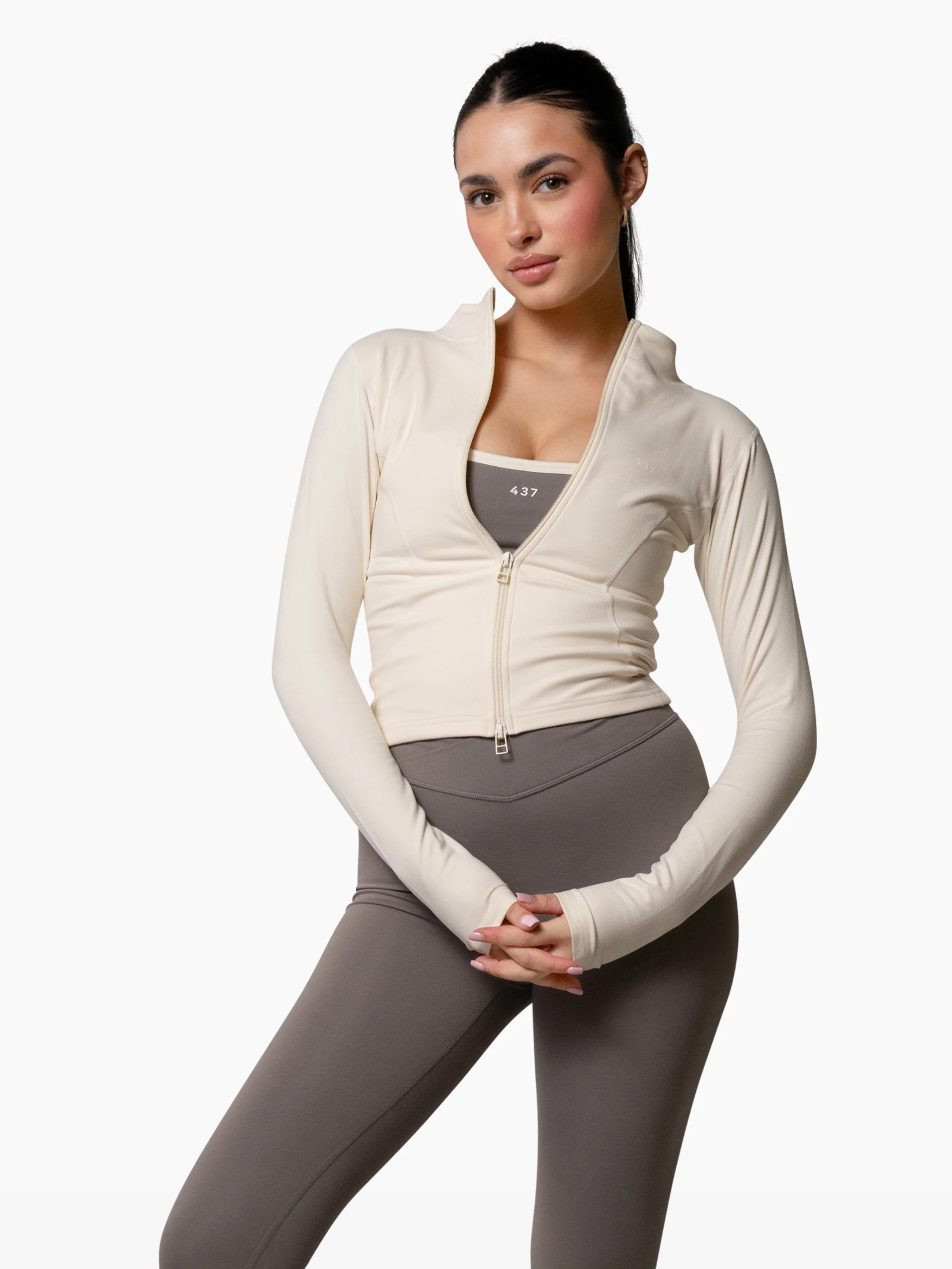 The Curve Jacket / Crème | 437