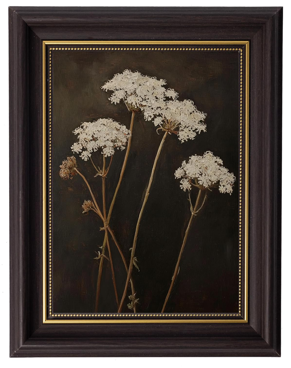 Vintage Frame Wall Art Farmhouse Retro Flora Painting Picture Wall Decor Retro Moody Plant Aesthe... | Amazon (US)