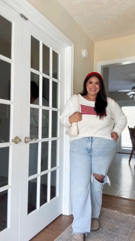 How I styled my American flag sweater today! 

#LTKmidsize #LTKfindsunder50 #LTKplussize