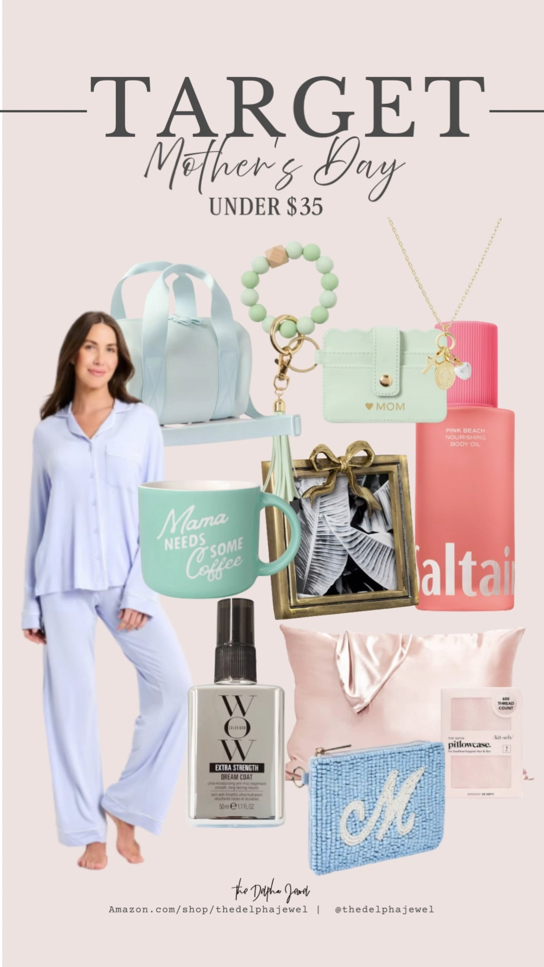 @Target has everything you need for Mother's Day🫶🏻 all under $35!

Auden pajamas, Kitsch silk pillowcase, Saltain body oil, mini duffle bag, charm necklace

#LTKMothersDay #LTKmomlife #LTKselfcare