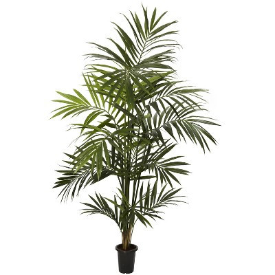 HomeStock  7 ft. Artificial Palm Tree in Pot for Indoor/Outdoor | Target