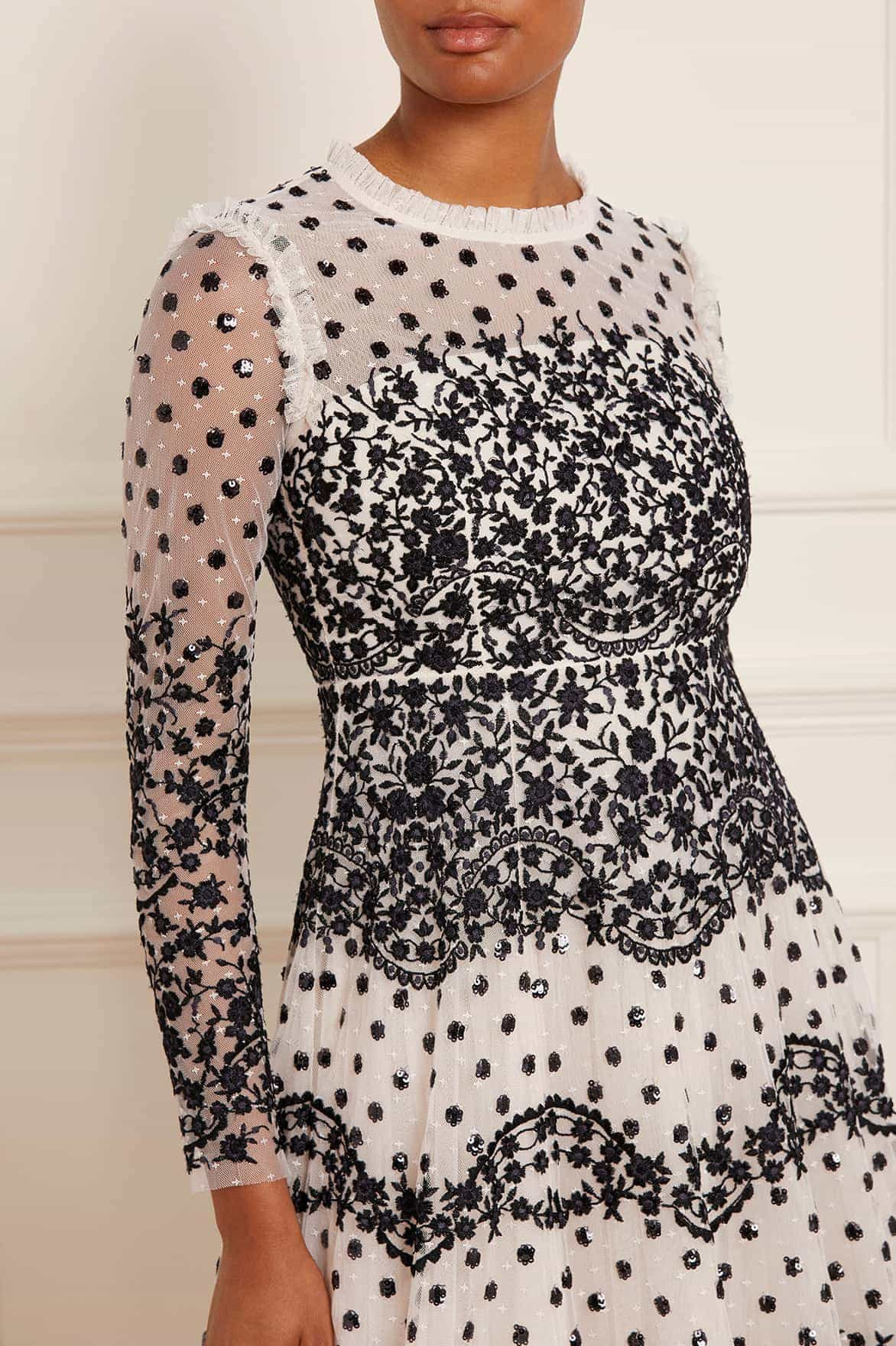 Beatrice Long Sleeve Gown | Needle & Thread US