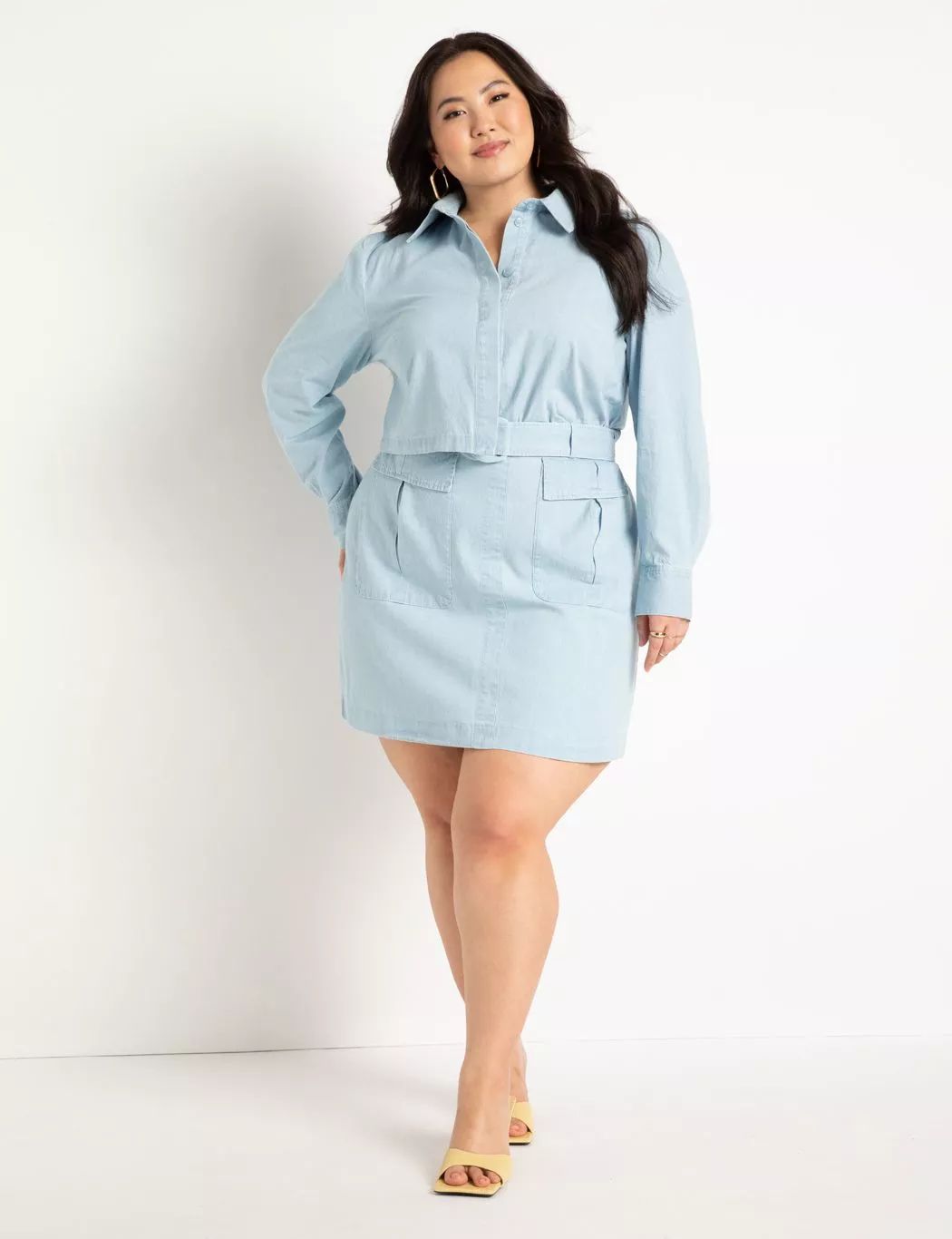 Cargo Pocket Mini Skirt | Eloquii