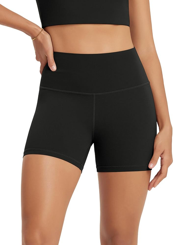 ODODOS Lounge Yoga Shorts for Women- 4" / 6" / 8" /10" High Waist Buttery Soft Biker Shorts | Amazon (US)