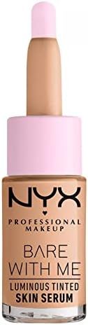 NYX Professional Makeup Bare with Me Luminous Tinted Skin Serum Univeral Light Medium | Amazon (US)