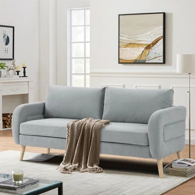 62.6'' Corduroy Loveseat Sofa For Living Room | Wayfair North America