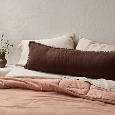 Lumbar Heavyweight Linen Blend Throw Pillow - Casaluna™ | Target