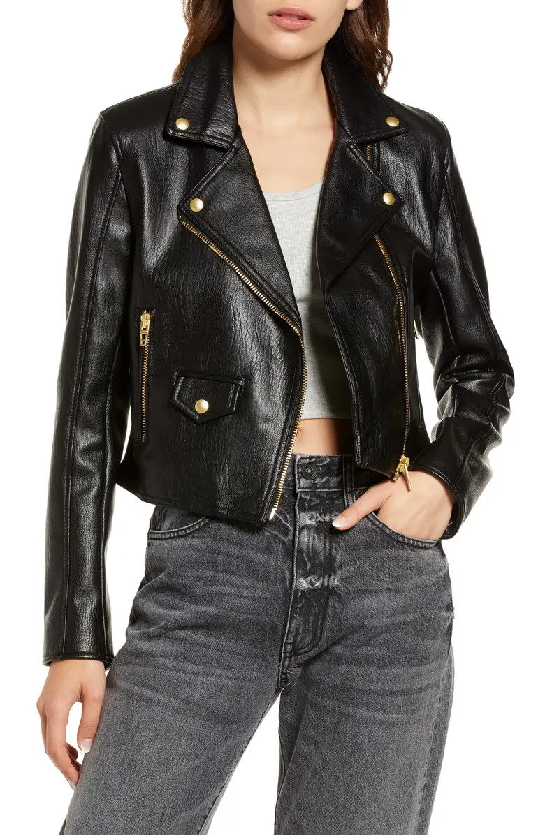 Faux Leather Moto Jacket | Nordstrom